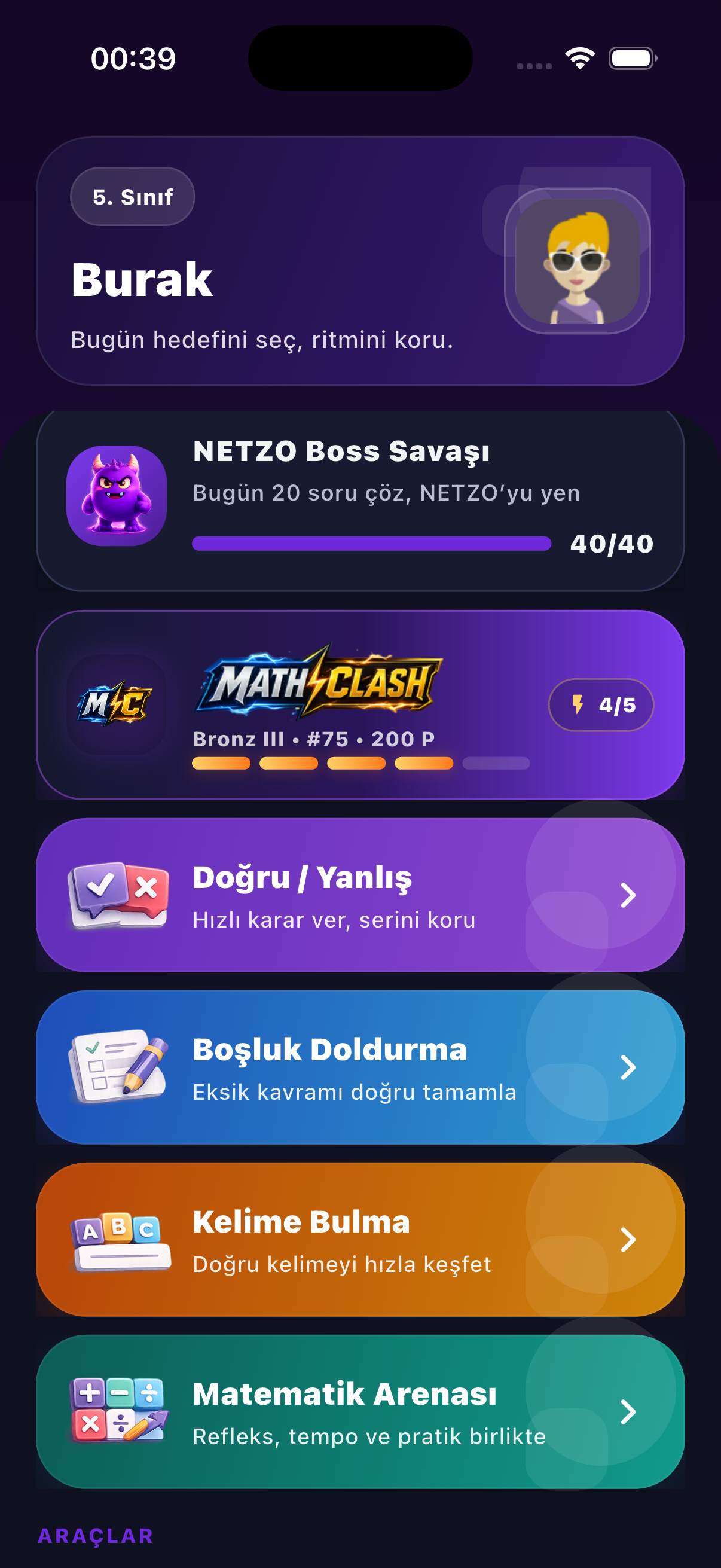 LGS Master ana ekranı